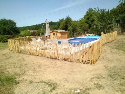 Clôture de Gironde ou ganivelle / Photo 2 - Vue après travaux