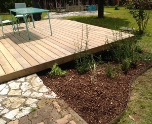 Création d'une terrasse